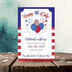 Personalized Fourth of July Invitation