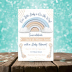 Personalized Rainbow Baby Shower Invitation