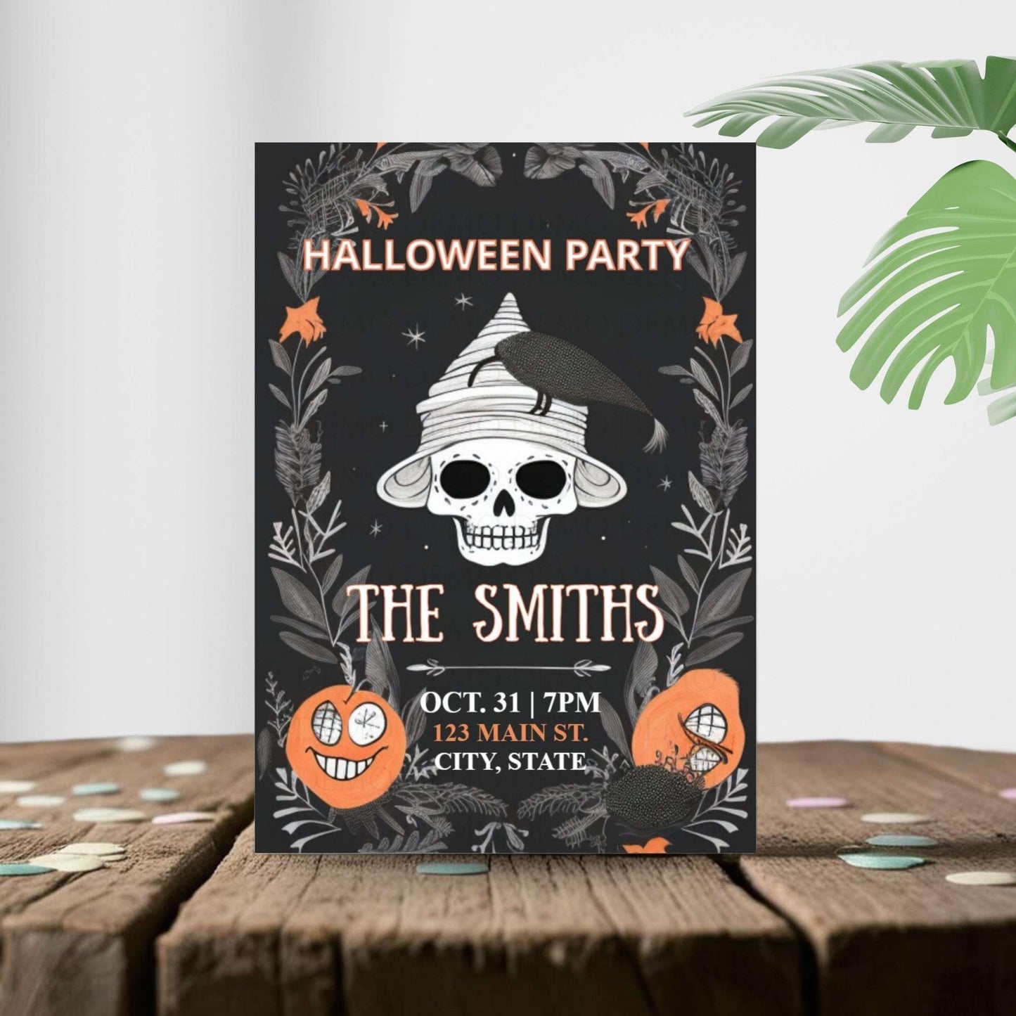 Scary Halloween Invitation