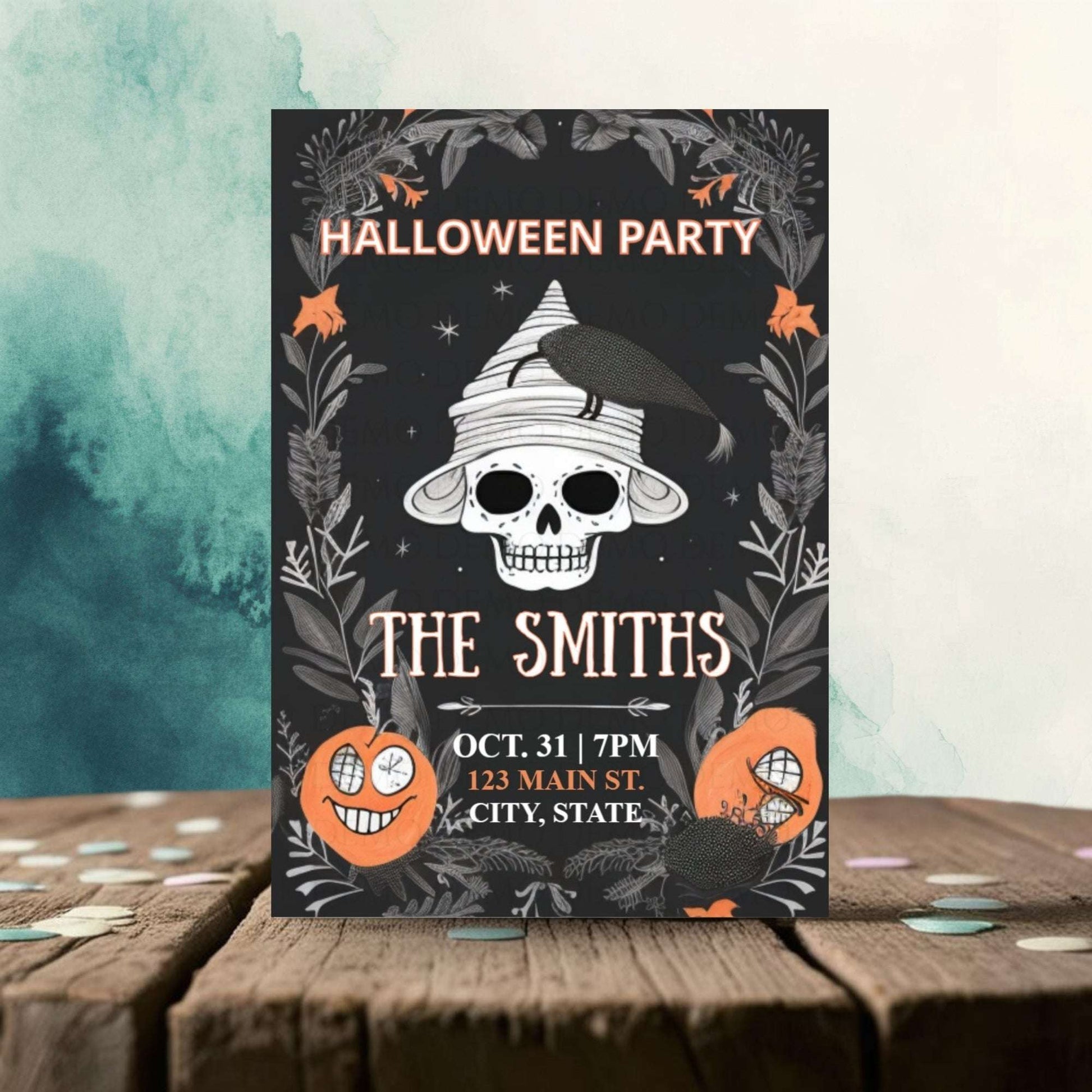 Scary Halloween Invitation