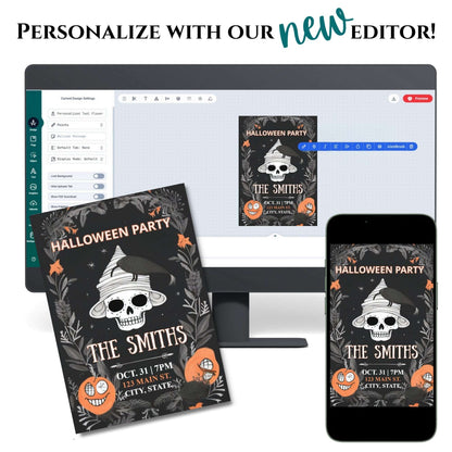 Scary Halloween Invitation