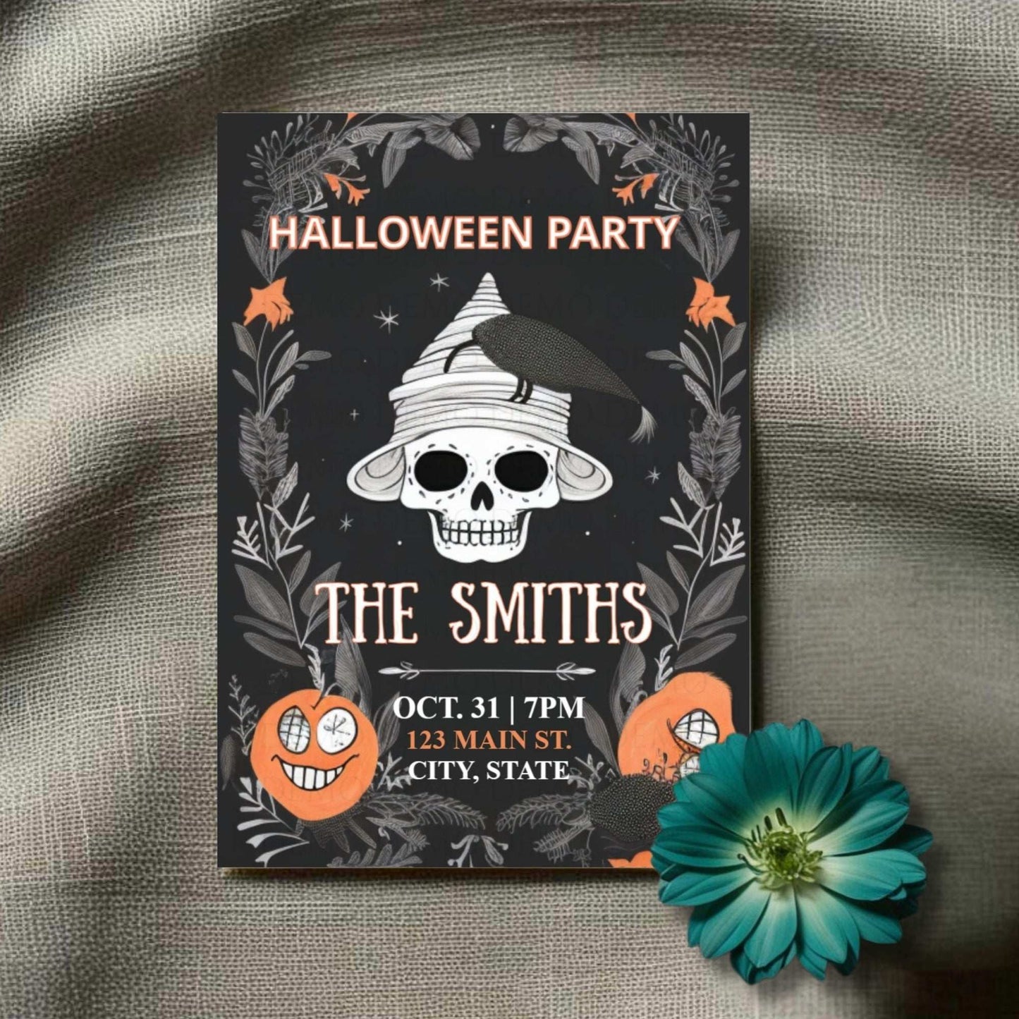 Scary Halloween Invitation