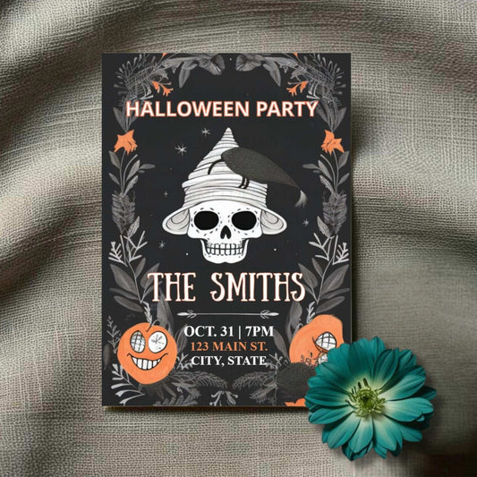 Scary Halloween Invitation