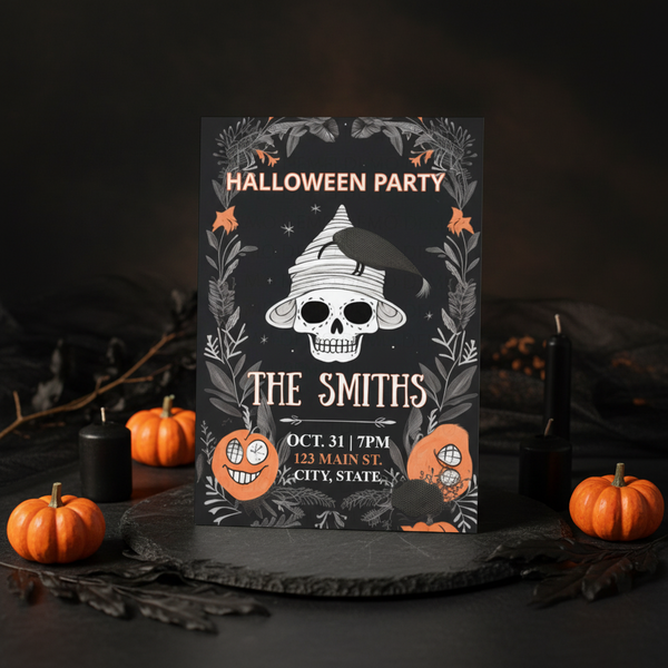Scary Halloween Invitation