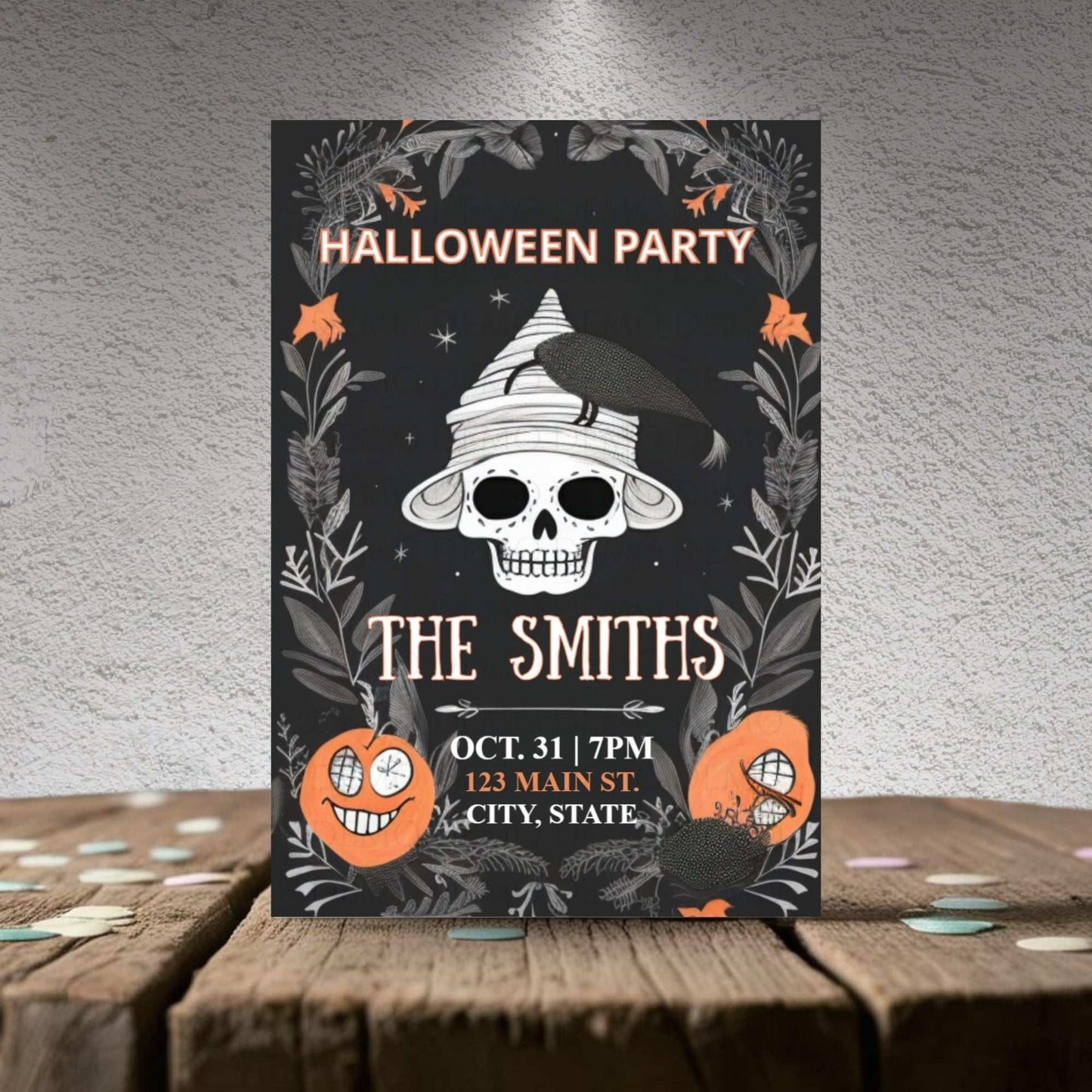 Scary Halloween Invitation