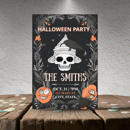 Scary Halloween Invitation