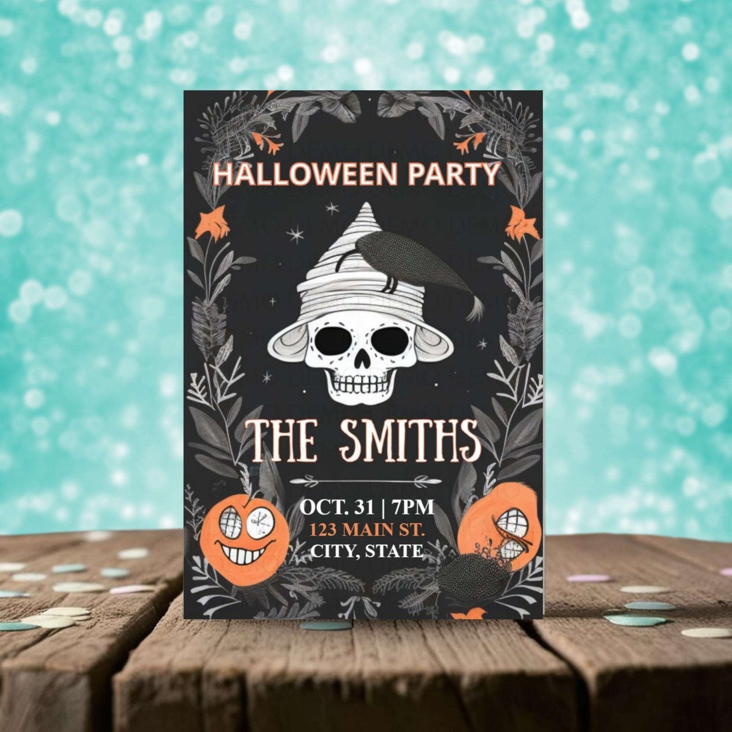 Scary Halloween Invitation