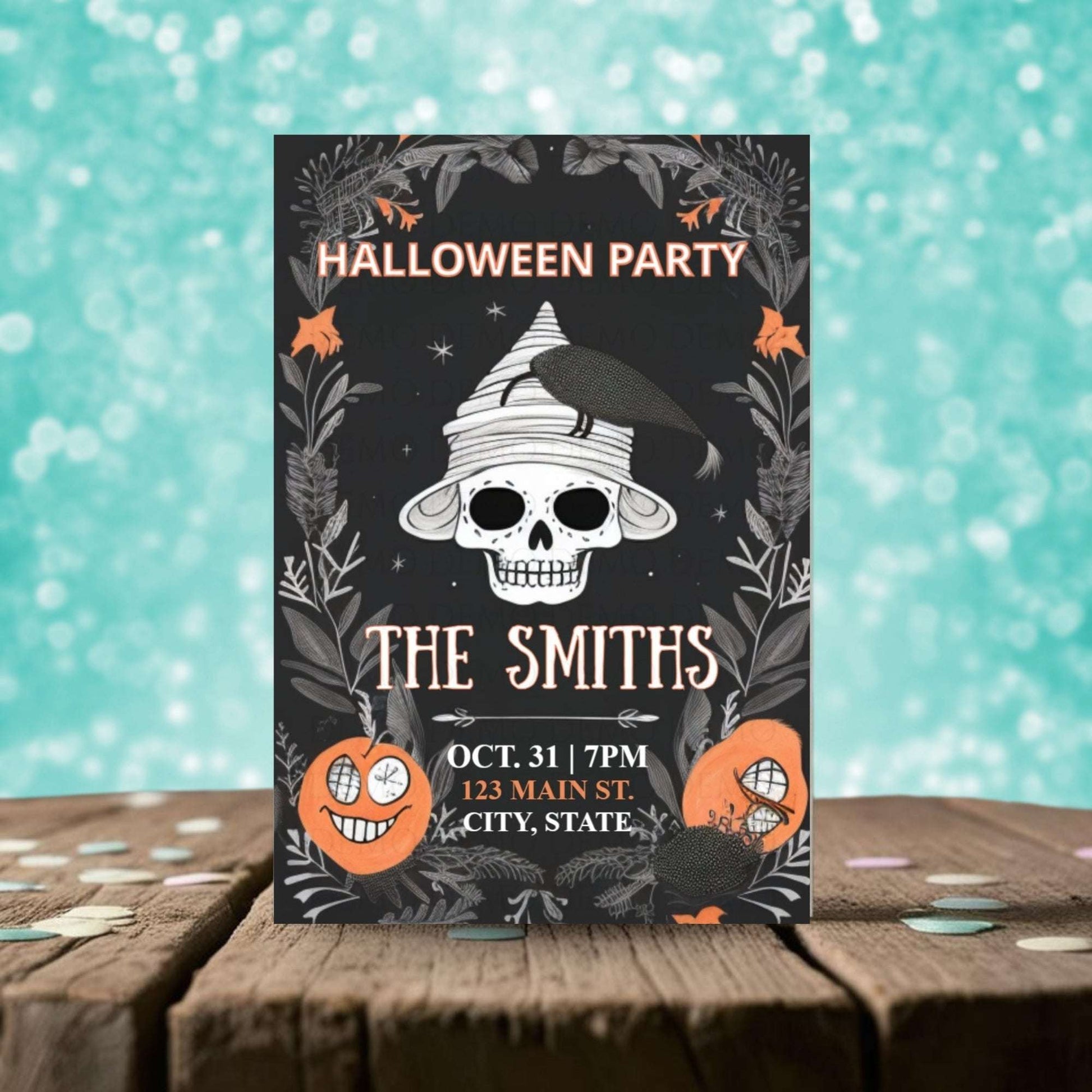 Scary Halloween Invitation