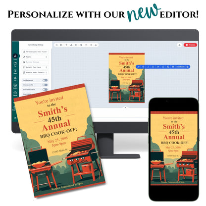 Smoke & Sizzle Cook-Off Invite