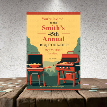 Smoke & Sizzle Cook-Off Invite