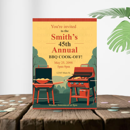Smoke & Sizzle Cook-Off Invite
