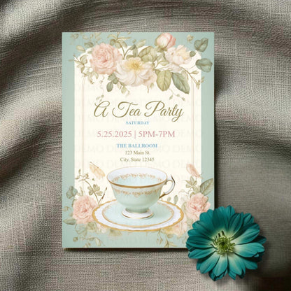 Teatime Delights Invite