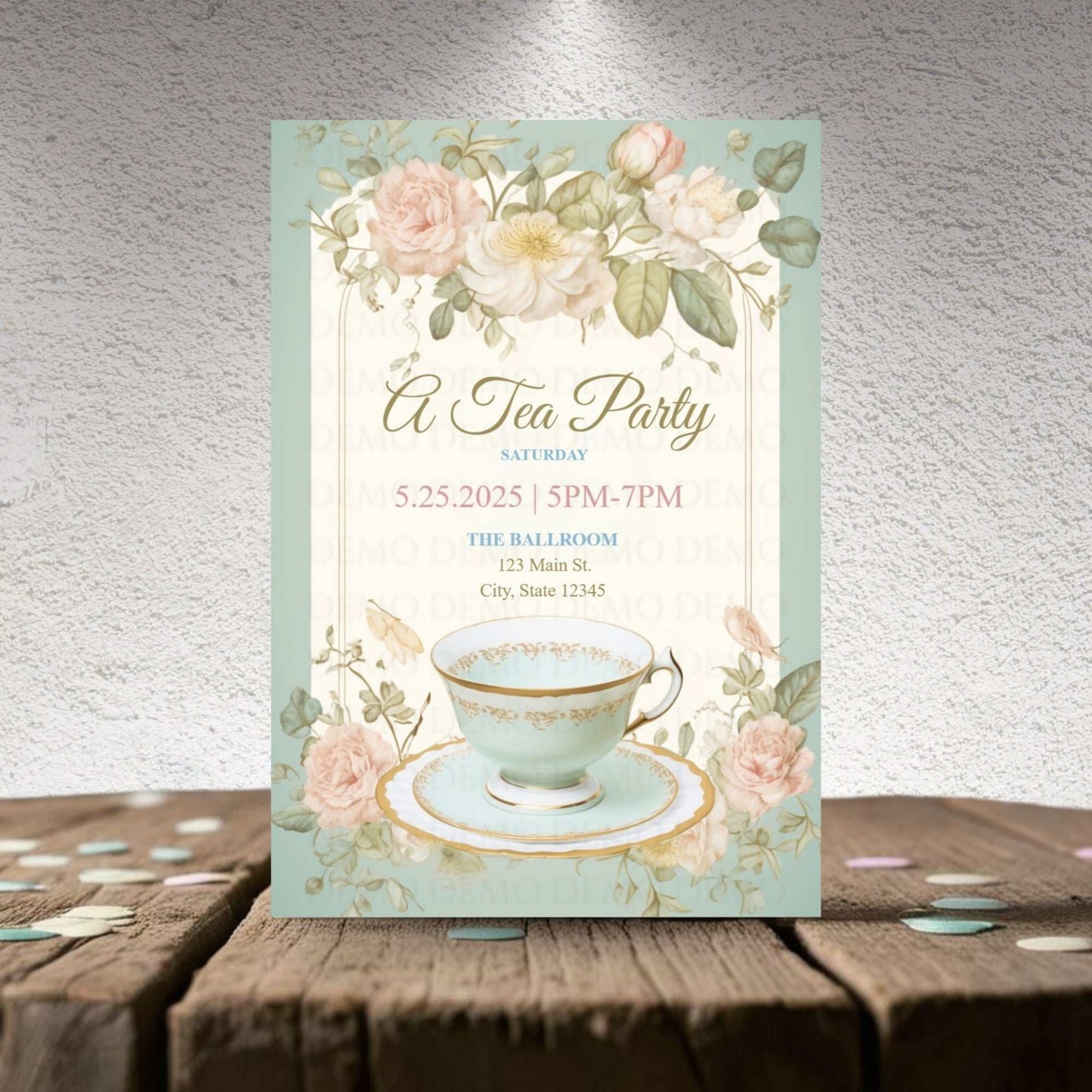 Teatime Delights Invite