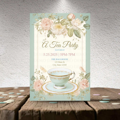 Teatime Delights Invite