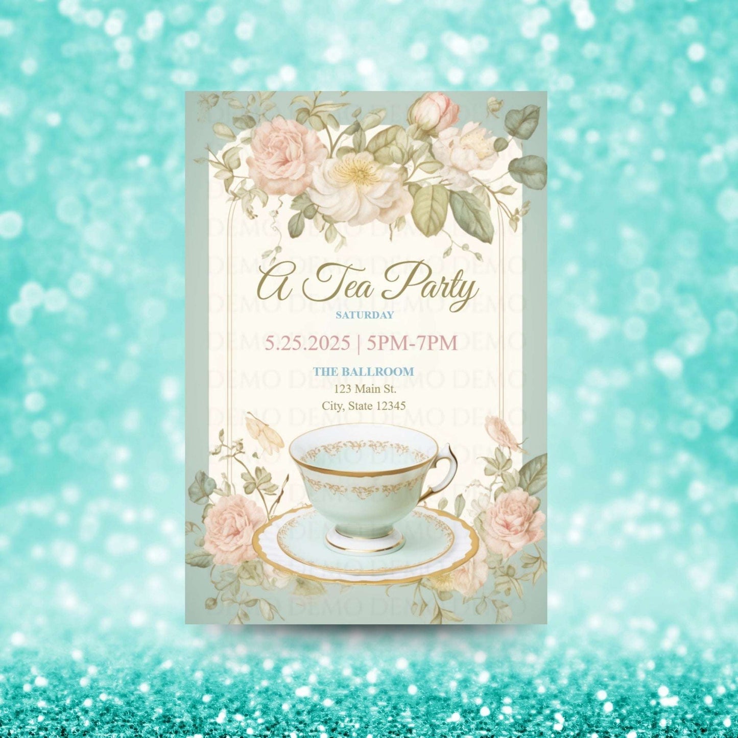 Teatime Delights Invite