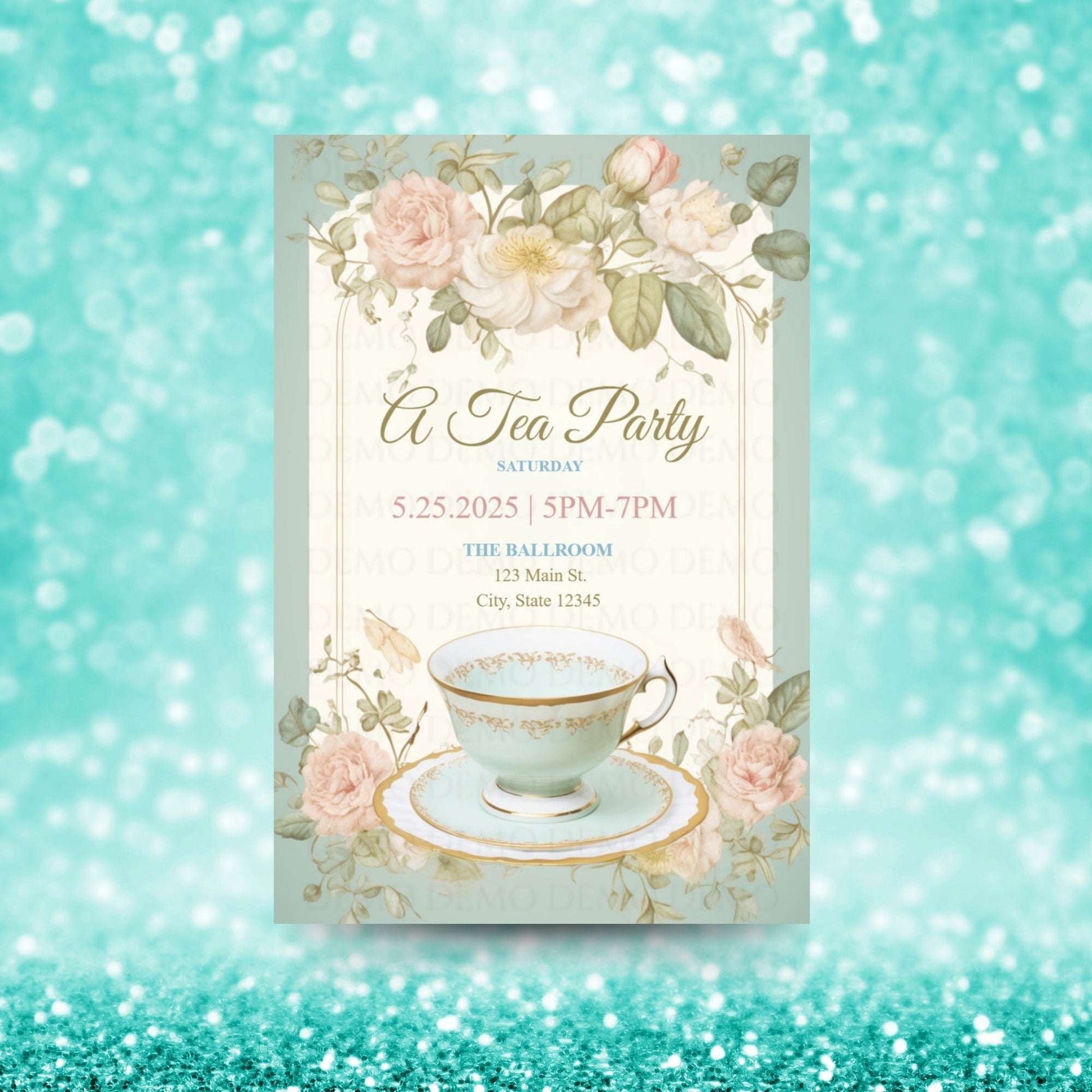 Teatime Delights Invite