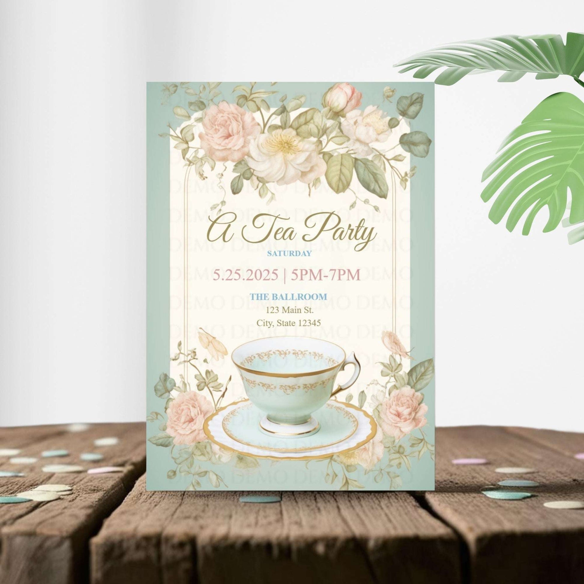 Teatime Delights Invite