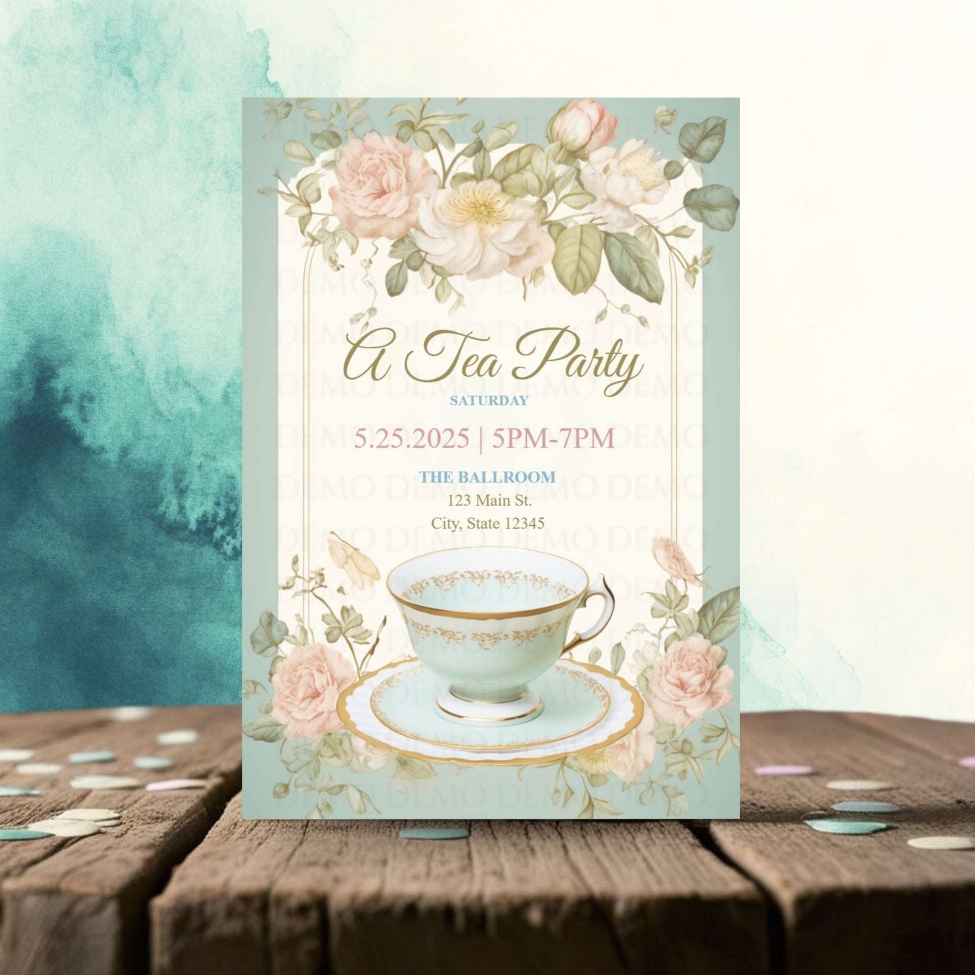 Teatime Delights Invite