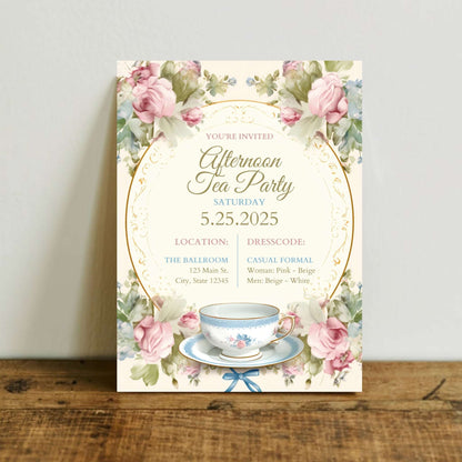 Teatime Delights Invite