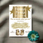 Twinkle Little Star Gender Reveal Personalized Invite