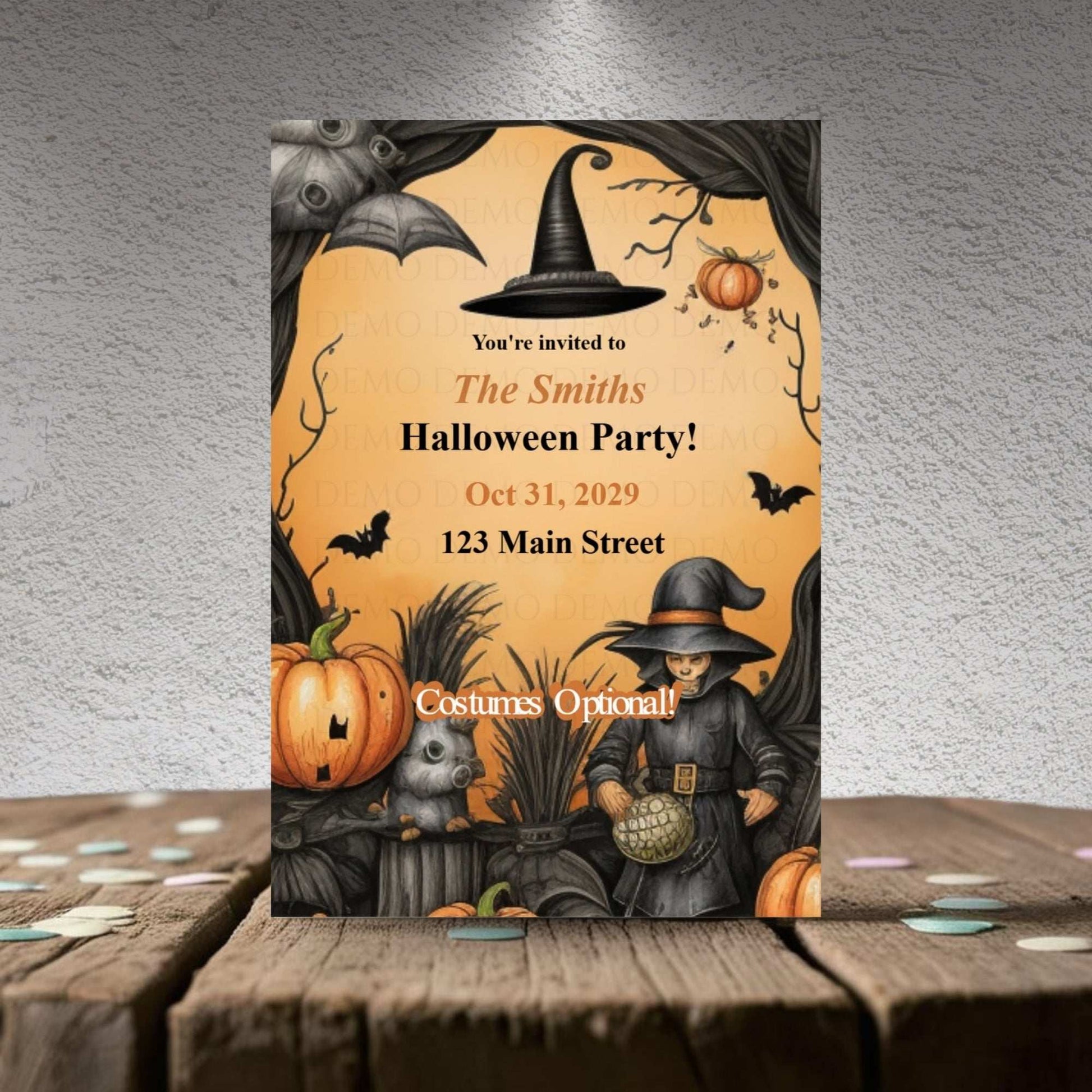 Witchin' Good Time Halloween Invitation
