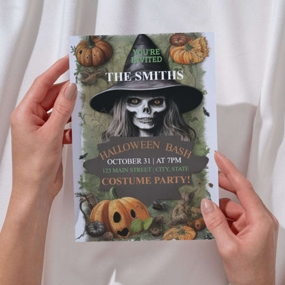 Witchy Halloween Invite