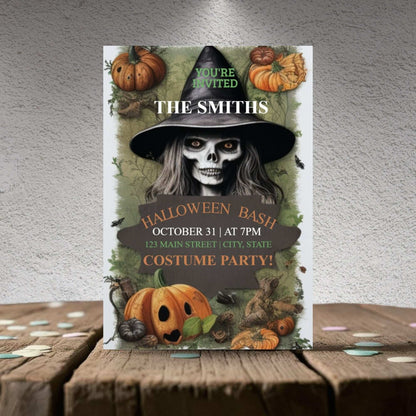 Witchy Halloween Invite