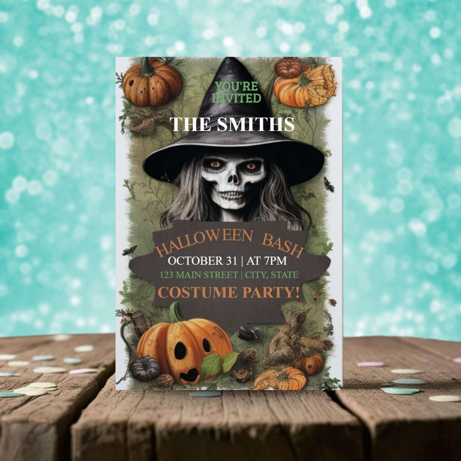 Witchy Halloween Invite