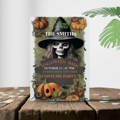 Witchy Halloween Invite