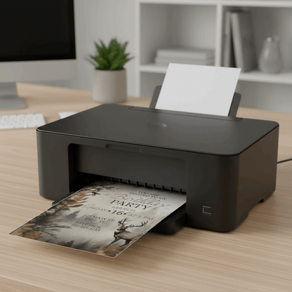 Adventure Awaits Birthday Invitation – Personalized Editable Outdoor Party Invite