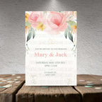 Floral Elegance Wedding Invitation – Editable Romantic Template